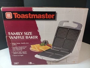 Waffle Baker Toastmaster 287 tamaño familiar EE. UU. Nuevo CAJA ABIERTA  - Imagen 1 de 6