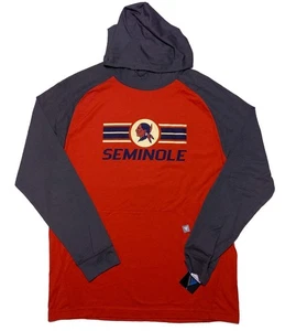 LEVELWEAR Seminole Golf Club Juno Playa Manga Larga Sudadera con Capucha Camisa Mediana M ~ Nueva - Imagen 1 de 9