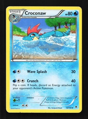 Croconaw 16/119 HP Phantom Forces English Pokemon Card TCG - Image 1 of 4