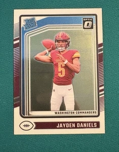 2024 Panini Donruss Optic Football Jayden Daniels Rated Rookie Commanders #248 - Picture 1 of 3