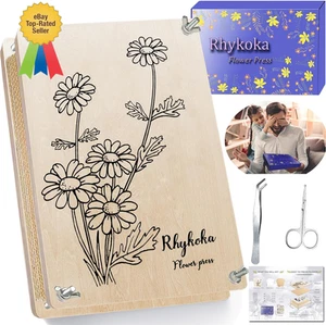 Kit de Prensa de Flores Grande para Adultos, 10 Capas 11.8 X 8.3 Pulgadas Hágalo Usted Mismo Flores de Madera - Imagen 1 de 7