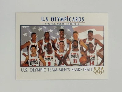 Tarjeta del Dream Team de baloncesto masculino Impel #18 1992 equipo olímpico de Estados Unidos Foto 1 de 3
