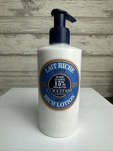 L'Occitane Shea Body Rich Lotion ~ Pumpe ~ 8,4 oz/250ml ~ Neu - Bild 1 von 2