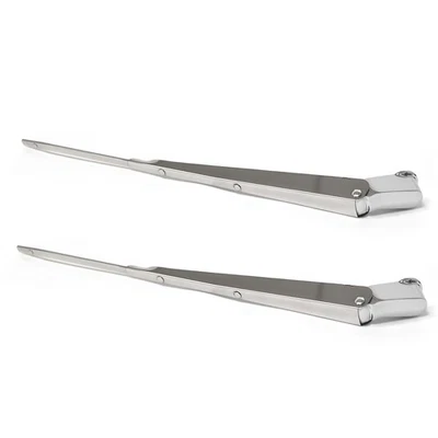 Brazo limpiaparabrisas tapa brida acero inoxidable par 1967-1972 camión F-350 Foto 1 de 3