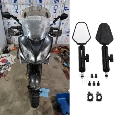 For Suzuki Vstrom 1000 650 Adventure 7/8" Handlebar Motorcycle Ball-Head Mirrors Foto 1 de 4
