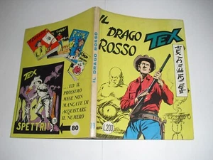 TEX  79 IL DRAGO ROSSO (lire 200)  PRIMA EDIZIONE del 1967 con MG ottimo - Picture 1 of 3