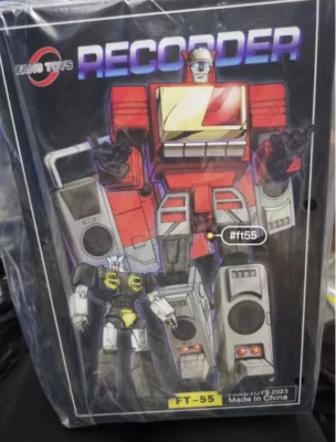 New FansToys FT-55 Recorder Blaster w/ Rewind Set of 2 Action Figure FT55 - Image 1 of 4