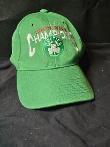 Boston Celtics  Champions Hat  NBA Basketball 2008 NBA Finals  Green Clover