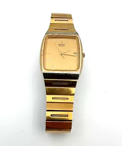 Seiko 6532-5160 Watch / Vintage / Gold Tone / Dial Date / Japan - Bild 1 von 17