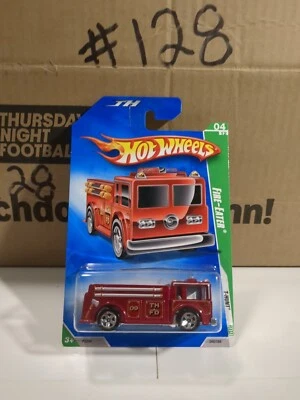 Hot wheels 2009 Treasure Hunt Fire-Eater 4/12 Red #046/190 Int.Long card B47 - Image 1 of 4