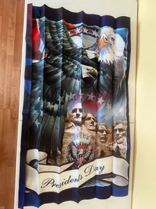 Presidents Day Hamilton Collection Bald Eagle Patriotic Garden Flag 28"x40" - Picture 1 of 4