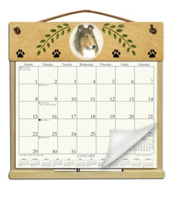 SOPORTE CALENDARIO COLLIE - RECARGABLE CADA AÑO! - Imagen 1 de 1