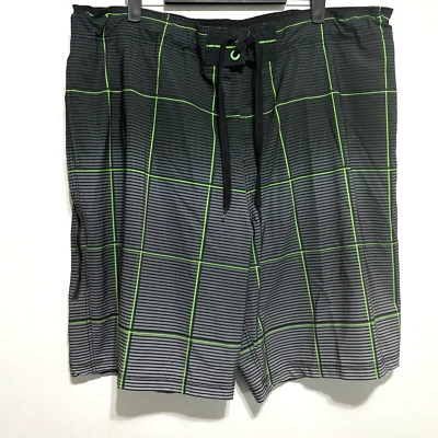 Мужские плавки Ocean Pacific размер XL (40-42) серые и зеленые - Изображение 1 из 4