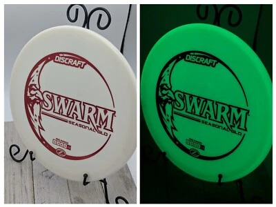 New Discraft Seasonal Glow Z Swarm Midrange Disc Golf Disc 175-176 Grams - Image 1 of 4