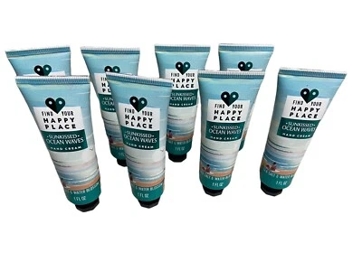 Find Your Happy Place Sunkissed Ocean Waves Crema de Manos, 1 fl oz Juego de 8 NUEVO Foto 1 de 4