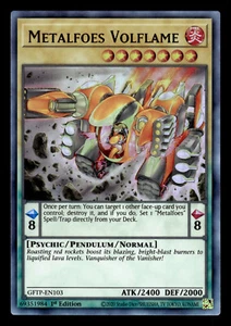 Yu-Gi-Oh! TCG: Ghosts From the Past 1st Edition - Metalfoes Volflame GFTP-EN103 - Picture 1 of 2