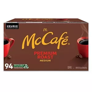 McCafe Decaffeinato Premium Tostatura K-Cup Cialde Caffè 94 Ct - Foto 1 di 3