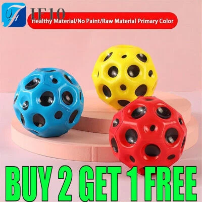 Extreme High Bouncing Ball Space Bouncy Ball Outdoor Throw Catch Child Toy Gift - Image 1 of 4