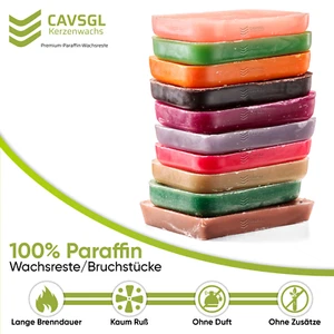 20 Kg Wachsreste Wachs Kerzenwachs Kerzenreste Premium Paraffin Farbauswahl DIY - Bild 1 von 5