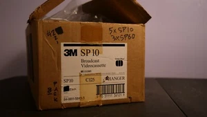 (Lote de 8) cintas de video de transmisión maestras 3M SP10 + SP60 (DE NUEVO) - Imagen 1 de 5