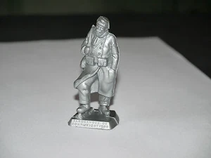 FIGURINE CAFE MOKAREX SOLDAT GRANDE GUERRE 14-18 GARDE VOIE CO CASSE GRIS ARGENT - Picture 1 of 2