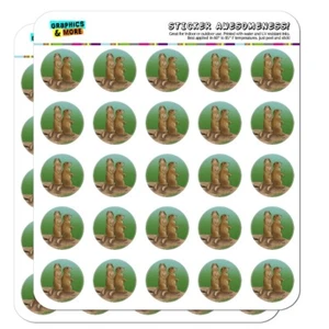 Pair of Prairie Dogs Planner Calendar Scrapbooking Crafting Stickers - Picture 1 of 18
