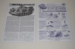 TAMIYA M113A2 DESERT 35265 ⭐PARTS⭐ INSTRUCTION BOOKLET 1/35 - Picture 1 of 3