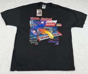 Vintage Jerzees NHRA T-Shirt Herren XL schwarz Winston Drag Racing 98 Dallas Texas      - Bild 1 von 15