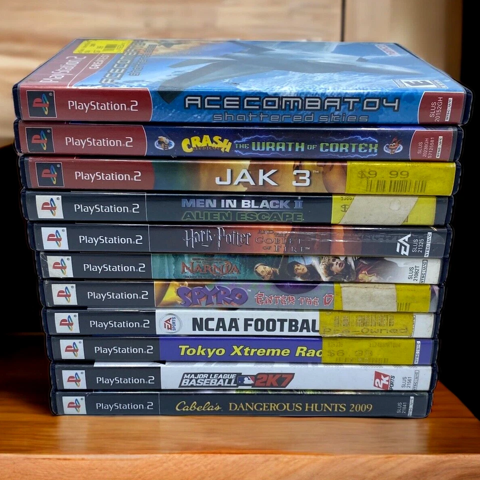 11 Game PS2 Adventure, Action, Racing, Sports Jak 3, Spyro, Crash, Narnia - Image 1 of 4