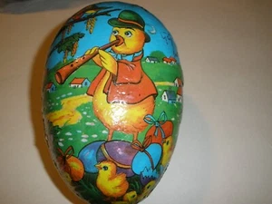 Vintage Paper Mache Easter Egg Duck 5.5"x4"x3.5" - Picture 1 of 5