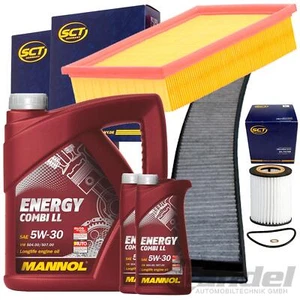 FILTER SET KIT+MANNOL 5W30 ÖL passend für BMW X3 E83 2.5 3.0i E46 325-330i CI XI - Bild 1 von 5