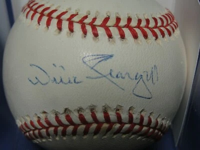WILLIE STARGELL PITTSBURGH PIRATES SINGLE SIGNED BASEBALL NICE JSA  - Image 1 of 4
