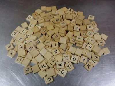 Vintage Scrabble 1948 1949 1953 Individual Replacement Wooden Letter Tile (Pick) - Image 1 of 4