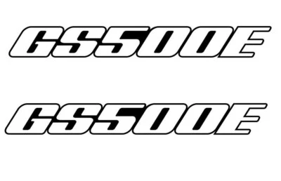 DIE WERBESCHEUNE Suzuki GS500E Kontur Outline passender Schriftzug Aufkleber Sticker