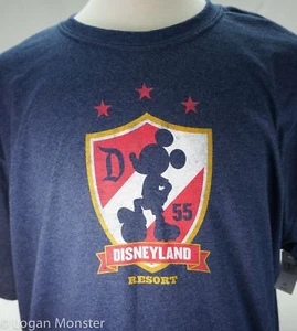 Camiseta Disneyland Soccer Football 2XL XXL Mickey Mouse Azul Heathered - Imagen 1 de 6
