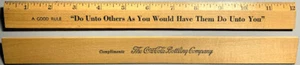Regla de madera vintage Coca cola publicidad regla de 12 pulgadas, hazlo a otros... NUEVA - Imagen 1 de 1