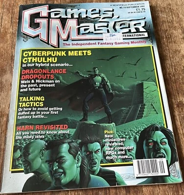 Games Master The Independent Fantasy Gaming monatliche Ausgabe 14. September 1991 - Bild 1 von 4