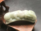 Engraving master exquisite Natural artisan engravi jadeite bending Pendant 253