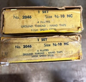 MORSE SCHNEIDWERKZEUGE 2046 GRÖSSE 3/4-10 NC LH GH3, SET 6 Stück - Bild 1 von 1