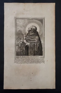 incis. Martiri e Santi 1725: San Roberto da Sala - Pescara - Foto 1 di 6
