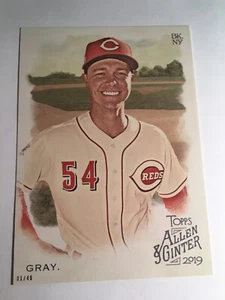 2019 Topps Allen & Ginter Jumbo 5x7 Sonny Gray Reds 257 05/49 - Picture 1 of 1