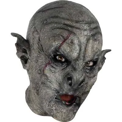 Ghoulish Productions Davor Orc Adult Latex Mask Savage Fantasy Warrior - Image 1 of 4