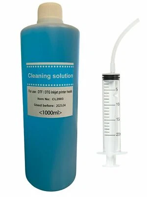 1000ml DTF Cleaning Solution Cleaning Fluid Printhead Unblock Cleaning Liquid - Image 1 of 3