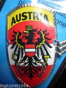 Austria badge new shield mount badge stocknagel hiking medallion G9978 - Picture 1 of 1