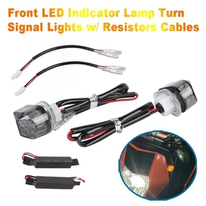For 690 Duke /R Front LED Indicator Lamp Turn Signal Lights w/ Resistors Cables - Picture 1 of 24