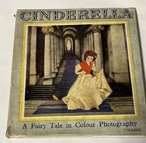 Vintage Children's Book Cinderella Fairy Tale in Colour Photography England 1944 - Picture 1 of 20