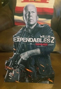 "Expendables" Bruce Willis Tabletop Display Standee 10 1/2" Tall - Picture 1 of 2