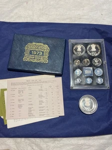 1973 Republic of India 10 Coin Proof Set & 20 Rupee coin - Original packaging - Picture 1 of 5