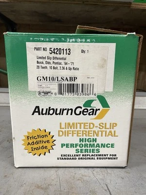 5420113 Auburn Limited Slip Posi Diferencial para eje trasero 8,2" BOP 28 Spline Foto 1 de 4