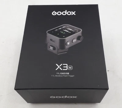 Godox TTL Wireless Flash Trigger Touchscreen Black For Nikon Camera X3-N - Image 1 of 4
